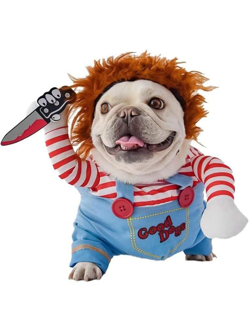 Pet Deadly Doll Dog Funny Clothes Party Costume Cosplay Halloween Christmas